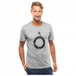 T-shirt męski Chillaz HIRSCHKRAH ZEN GREY MELANGE